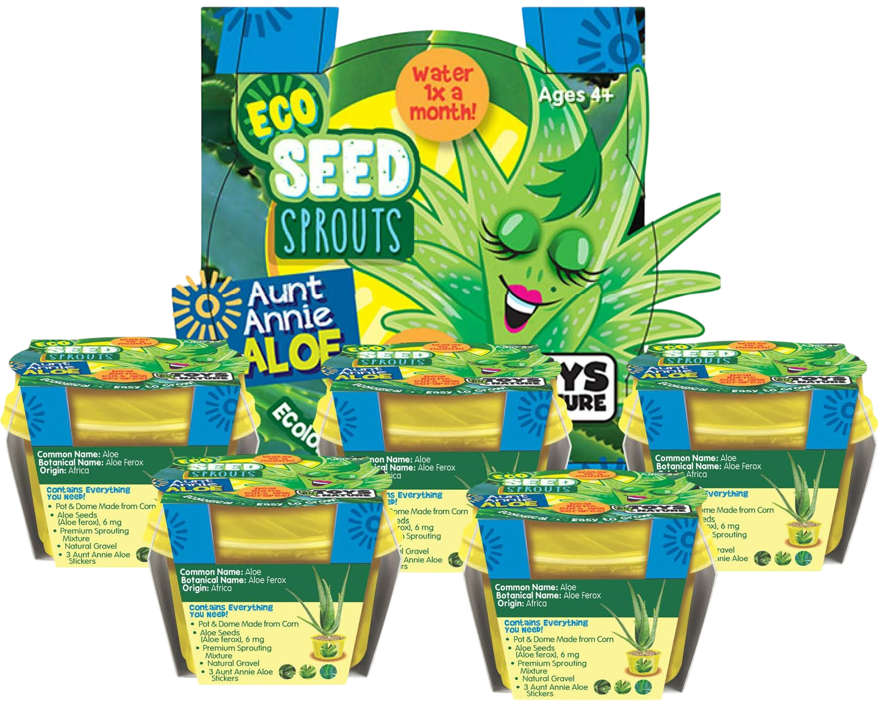 annie's garden seeds Eco Seed Sprouts Aunt Annie Aloe