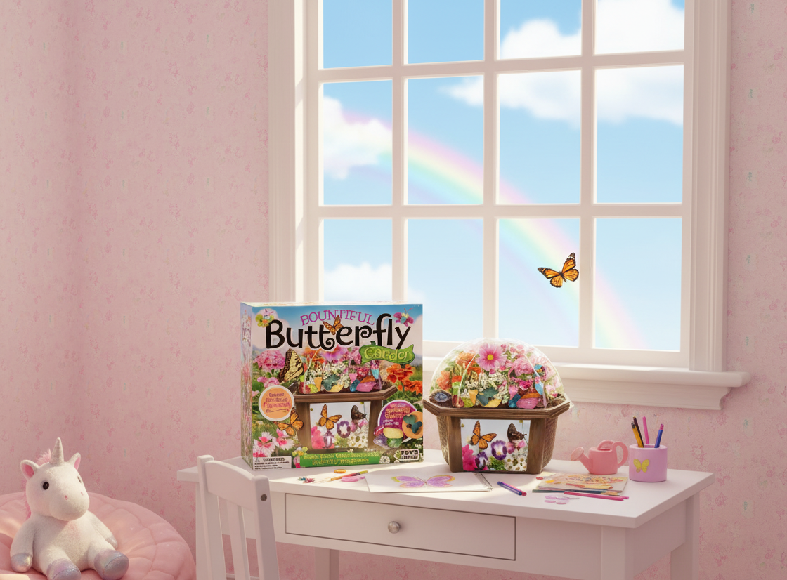 Bountiful Butterfly Garden Biosphere Terrarium