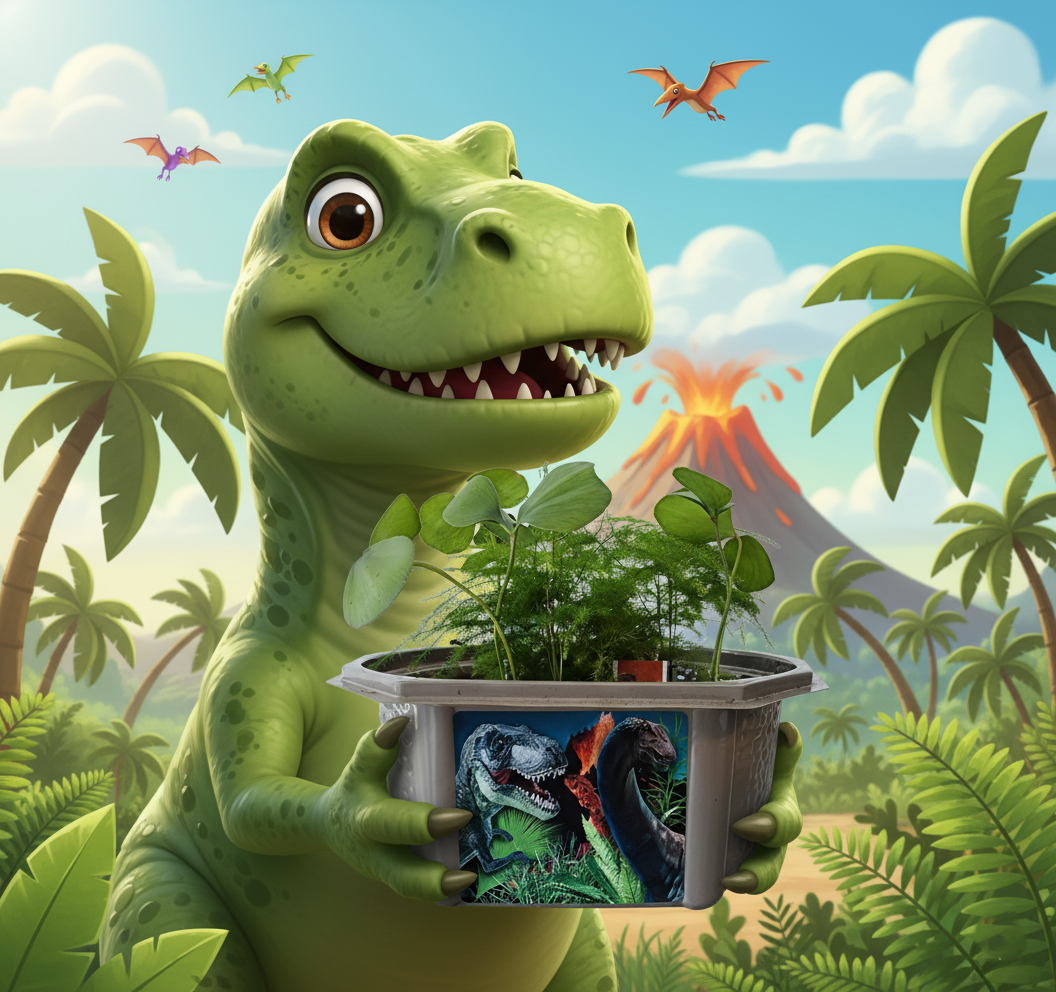 Dinosaur Domain Biosphere Terrarium