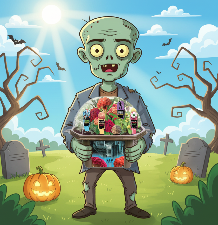 Zombie Apocalypse Biosphere Terrarium