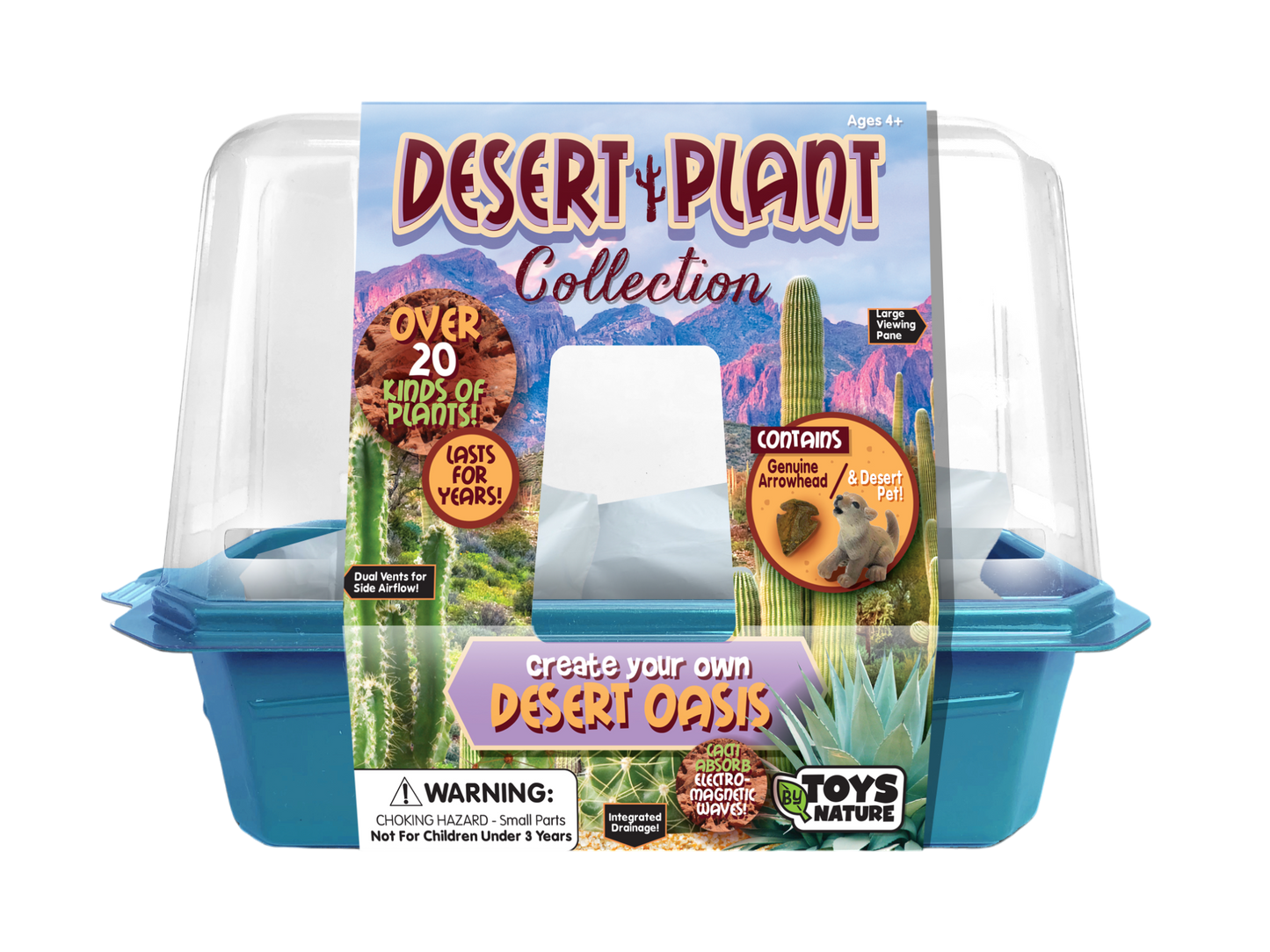 Desert Plant Collection Mini World Terrarium