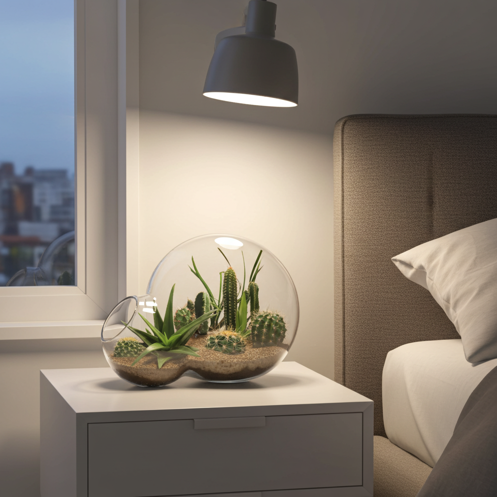 Desert Escape Growarium Glass Terrarium