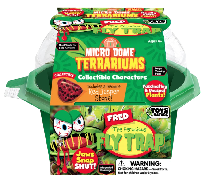 Fred 'The Ferocious' Flytrap Micro Dome Terrarium – Unique Gardener