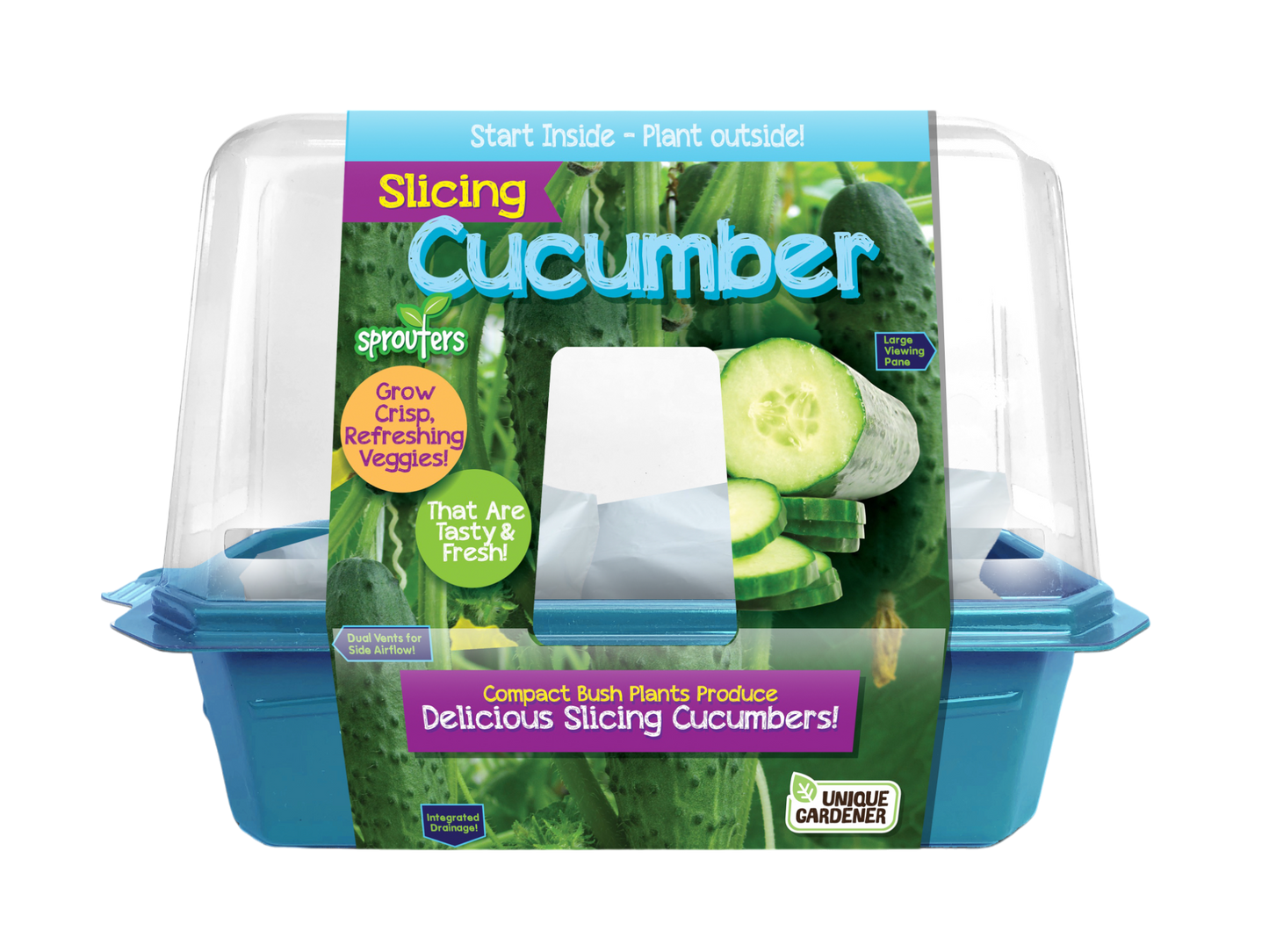 Slicing Cucumbers Sprouter Terrarium