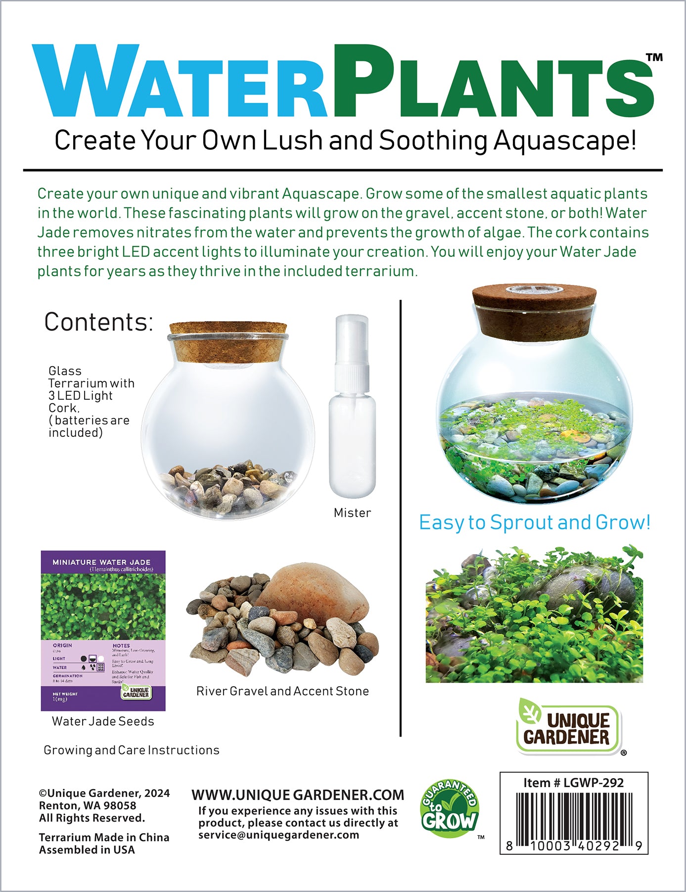 grow aquatic plants from seed WaterPlants- Grow Lush Aquatic Plants from Seed! Thrives With Minimal Care